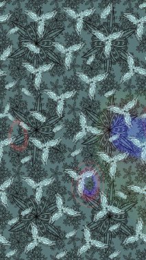 Tarafsız renklerde. Anti-stres için soyut örnek sayfası. Raster illüstrasyonu.