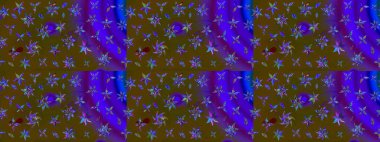 Kahverengi el çizimi. Raster deseni. Karalama çiçekleri çizim kalıbı. Sanat esinlenerek çiçeklere ilham veriyor ve geride.