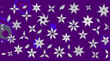 Mor renkli çiçekler. Çiçek desenli eskiz. Tişört baskısı için çiçek boyama rasteriName.