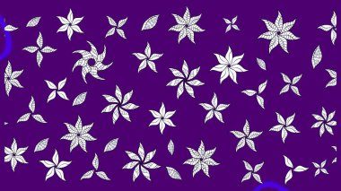 Mor renkli çiçekler suluboya tarzında. Raster illüstrasyonunda çiçek deseni çizimi.