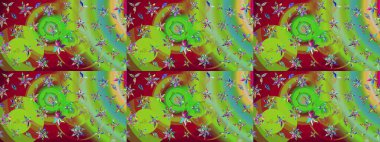 Özgürlük stili Millefleur 'lar. Küçük yabani çiçeklerdeki halk modelini çiz. Taşralı şıklığı. Tekstil, duvar kağıdı, kapaklar, yüzey, baskı, hediye paketi, hatıra defteri, dekupaj için çiçek çayırı arka planı.