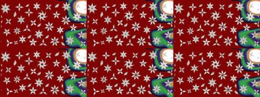 Raster. Raster illüstrasyonu. Tomurcukları çiçek olan sevimli bir çiçek deseni. Eskiz geçmişi. Eski usul. Kumaş, tekstil ve duvar kağıdı baskısı için..