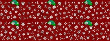 Çiçek desenli raster, kırmızı çizgi grafik desenli soyut raster arkaplan. Modern stil dokusu.