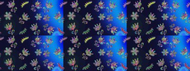 Ultraviyole kumaş deseni. Çizim kalıbı. Organik motif arka planı. Raster illüstrasyonu.