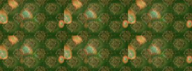 Çiçekli karalama şeklinde Raster çiçek deseni. Nazikçe, güzel çiçek arkaplanı. Yeşil, kahverengi ve bej renkli çiçekler.