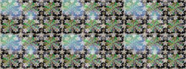 Çiçekler, yapraklar, dekoratif elementler, sıçramalar, lekeler, el çizimleri çizimleri ve Doodle çizimleri, grafik raster çizimleri.