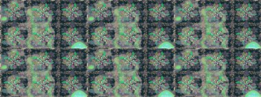 Düz Çiçek Elementleri Tasarımı. Raster illüstrasyonu. Renkli Bahar Temalı Kusursuz Arkaplan. Çiçek deseni. Kusursuz Chichi kumaş deseni..