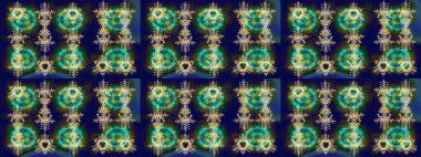 Sketch Floral Pattern in Raster illustration. Fancy fabric pattern. Colour Spring Theme sketch pattern Background. Flat Flower Elements Design.