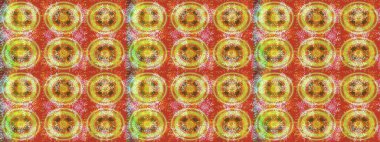 Küçük çiçekteki sevimli çiçek deseni. Raster illüstrasyonu. Çizim.