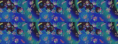 Kar taneleri arka planda. Arkaplanda soyut kar taneleri olan düz tasarım. Kar tanesi süsleme deseni. Kar taneleri deseni. Raster illüstrasyonu.