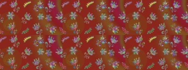 Noel süsleri ve Noel süsleri. Raster Noel soyut renkli arkaplan ve düşen kar tanesi.