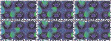 Kartlar, davetiyeler, tarih kartları ve daha fazlası için kullanılabilir. Tatlı suluboya, dikişsiz çiçek deseni. Büyük bir suluboya çiçek seti..