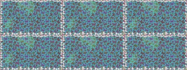 Basit bir şekilde. Raster illüstrasyonu. Kusursuz bir arka plan. Mavi renkte soyut sevimli kelebek.