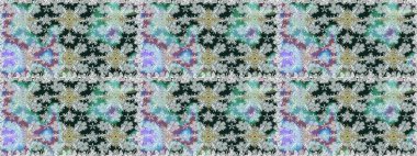 Gri kıvırcık çiçekler gri renkte şekillenir. Raster illüstrasyonu. Klasik çiçek tasarım elementleri.