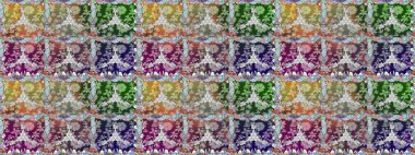 Çocuksu tasarım. Tekstil, kumaş, ambalaj, hatıra defteri için hoş bir çiçek arkaplanı. Tarafsız bir arkaplanda. Elle çizilmiş karalama çiçekleri ile pürüzsüz desen.