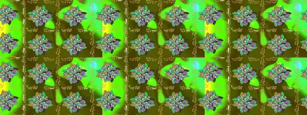 Renkli elementlerle Raster ilginç desen