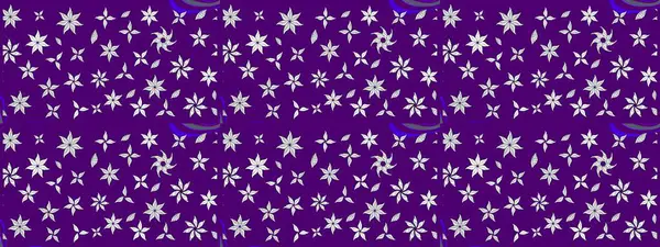 Mor renkli çiçek çizimi. Şatafatlı bahar bahçesi dokusu. Mor renkli çiçekler. Çiçek deseni. Raster illüstrasyonu.