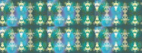 Yetişkin sanat terapisi için kış boyama sayfaları. Raster illüstrasyonu. El yapımı stres önleyici kar tanesi. Kapak, poster, tişört ya da dövme için şablon.