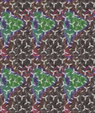 Raster illüstrasyonundaki çiçek desenli çizim. Kahverengi renkli çiçekler. Düz Çiçek Elementleri Tasarımı. Renkli Bahar Teması çizim şablonu.