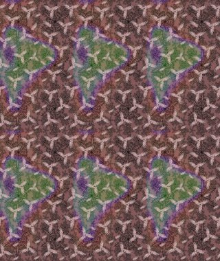 Kahverengi renkli etnik çiçeklerin olduğu zarif bir eskiz modeli. Raster Çiçek İllüstrasyonu güzel tekstil..