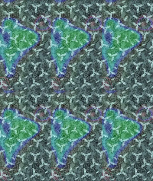 Raster illüstrasyonundaki çiçek desenli çizim. Tarafsız renklerde çiçekler.