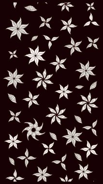 Güzel kumaş deseni. Renkli Yaz Temalı eskiz kalıbı. Raster çiçekli arka plan. Düz Çiçek Elementleri Tasarımı. Yazdır. Güzel çizim şekli..