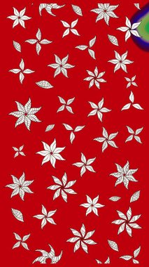 Güzel, parlak, pürüzsüz kumaş, tuval. Raster illüstrasyonu. Kıvırcık, parlak örgü. Desen, çizim, çiçek sınırı. Eski moda arka plan. Çiçeklerin çelengi.