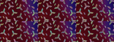 Raster illüstrasyonu. Raster Noel soyut renkli arka plan ve düşen kar tanesi. Kar tanesi arkaplanı.