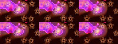 Kar Tanesi Mozaik ikonu. Siluet kar taneleri tabelası siyah, kahverengi ve mor renkleri izole ediyor. Düz dizayn. Sembol kışı, donmuş, Noel, yeni yıl tatili. Grafiksel element dekorasyonu. Raster tasarımı.