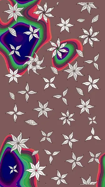 Küçük kahverengi çiçeklerdeki oldukça eski bir besin torbası deseni. Tekstil, kumaş, kapaklar, duvar kağıtları, baskı, paket, koleksiyon defteri, örgü, dekupaj için çiçek arkaplanı..