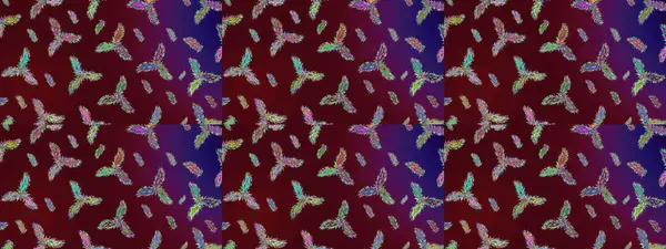 Raster illüstrasyonu. Raster Noel soyut renkli arka plan ve düşen kar tanesi. Kar tanesi arkaplanı.