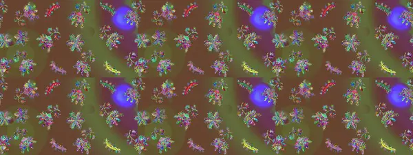 Manzaralı çiçek deseni. Çiçek kompozisyonu, el boyası, hassas şablon. Üst manzara, yumuşak kahverengi, yeşil ve mor renkli. Sevgililer günü ve tebrik kartı konsepti için şık bir davet.