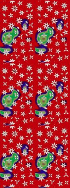 Etnik Mandala havlusu. Tebrik kartı geçmişi, boyama kitabı, arkaplan ve tekstil için kullanılabilir. Raster Henna tarzı. Taslak süsleme izi. Sınır Hindistan çiçek desenli paisley patentli.