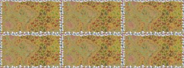 Raster. Şirin kelebeklerin kusursuz desenleri. Sarı renkli resimler. Elle çizilmiş illüstrasyon. Moda Kumaşı Tasarımı.