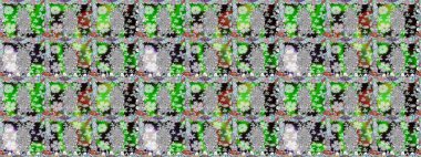 Raster - stok. Tarafsız çiçekli kusursuz desen, suluboya çiçek deseni, sevimli çiçek, duvar kağıdı, kart veya kumaş için fayanslı.