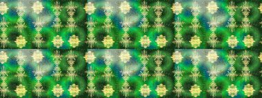 Yeşil, nötr ve sarı renklerde şirin soyut kar taneleri raster tasarımı. Düz kar karalama ikonları, yılbaşı afişi için kar taneleri silueti, kartlar. Yeni yıl kar tanesi.