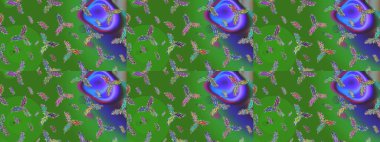 Raster illüstrasyonu. Renkli arka planda kar taneleri. Düz dizayn. Simgeler, etiketler. Renkli kar tanesi Raster çizimi. Kar Tanesi simgesi, izole.