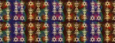 Kahverengi, mor ve yeşil renkli güzel çiçekli eskiz deseni, suluboya çiçek deseni, duvar kağıdı, kart ya da kumaş için fayanslı. Raster..