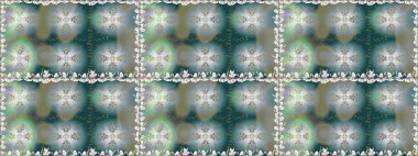 Raster Henna tarzı. Kusursuz süs izi. Etnik Mandala havlusu. Tebrik kartı geçmişi, boyama kitabı, arkaplan ve tekstil için kullanılabilir. Sınır Hindistan çiçek desenli paisley patentli.