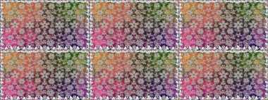 Küçük çiçekteki sevimli çiçek deseni. Gri renkli çiçekler.