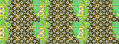 Nazikçe, rengarenk bahar çiçekleri. Çiçekli karalama şeklinde Raster çiçek deseni. Raster illüstrasyonu.