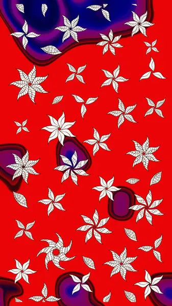 Parmak izi, kumaş, duvar kâğıdı, tekstil için raster dokusu. Renkli grunge renkli çiçeklerle soyut bir arka plan oluşturur. Nakış desenli çiçek deseni..