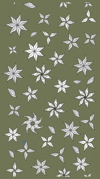 Raster. Sabıka fotoğraflarında, bebek kıyafetlerinde, duvar kâğıtlarında, paket kutularında falan kullanılabilir. Zarif, parlak ve eskiz yeşil çiçek deseni tasarımı.