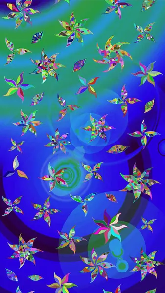 Güzel kumaş deseni. Bahar çiçekleriyle güzel bir çiçek deseni çizmişsin. Raster illüstrasyonu.