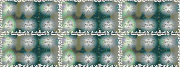 Raster Henna tarzı. Kusursuz süs izi. Etnik Mandala havlusu. Tebrik kartı geçmişi, boyama kitabı, arkaplan ve tekstil için kullanılabilir. Sınır Hindistan çiçek desenli paisley patentli.