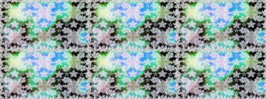 Düz Çiçek Elementleri Tasarımı. Tarafsız renklerde çiçekler. Renkli Bahar Temalı Kusursuz Arkaplan. Raster illüstrasyonunda kusursuz çiçek deseni.