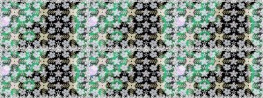 Raster illüstrasyonu. Güzel kumaş deseni. Karalama çiçeği. Zentangle soyut çiçekleri. Renkli Bahar Temalı Kusursuz Arkaplan. Düz Çiçek Elementleri Tasarımı.