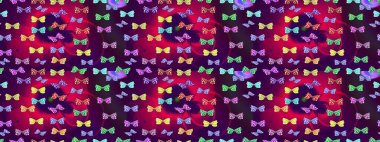 Doğadaki güzellik. Watercolor Style 'da uçan kelebeklerle eskiz kalıbı. Raster illüstrasyonu. Mor renklerin çizimi. Kumaş, Tekstil, Yazdırma ve Davetiye için arkaplan.