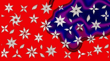 Küçük çaplı çiçeklerdeki basit şirin desenler. Tekstil veya kitap kapakları, imalat, duvar kağıtları, baskı, hediye paketi ve yapıştırma kitabı için çiçek eskizi geçmişi. Raster illüstrasyonu.