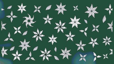 Küçük çiçekteki sevimli çiçek deseni. Raster illüstrasyonu. Tony 'nin kumaş kalıbını çiz. Modaya uygun kumaş deseni.